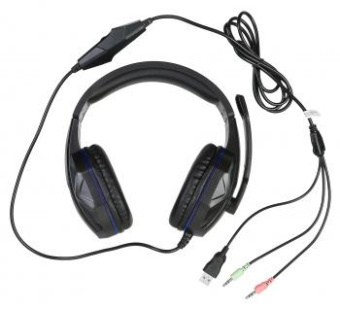 Комплект Оклик HS-HKM300G PIRATE (клавиатура, мышь, коврик для мыши, гарнитура) черный (1103554) от магазина РЭССИ