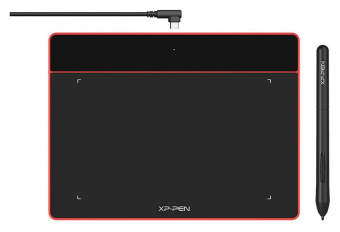 Графический планшет XPPen Deco Fun S USB красный от магазина РЭССИ