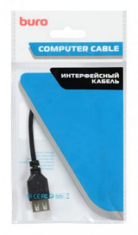 Кабель OTG Buro USB A(f) micro USB B (m) 0.2м черный от магазина РЭССИ