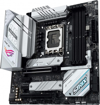 Материнская плата Asus ROG STRIX B760-G GAMING WIFI D4 Soc-1700 Intel B760 4xDDR4 mATX AC`97 8ch(7.1) 2.5Gg RAID+HDMI+DP от магазина РЭССИ