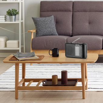 Радиоприемник настольный Vitek VT-3590 черный от магазина РЭССИ