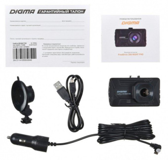 Видеорегистратор Digma FreeDrive 208 Night FHD черный 2Mpix 1080x1920 1080p 170гр. GP6248A от магазина РЭССИ