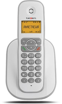 Р/Телефон Dect Texet TX-D4505A белый автооветчик АОН от магазина РЭССИ