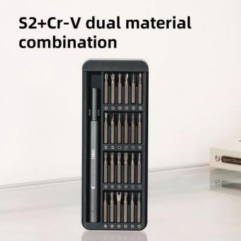 Набор прецизионных отверток Deli DL241025 24 биты сталь S2 + Cr-V пластиковый кейс 147016 от магазина РЭССИ