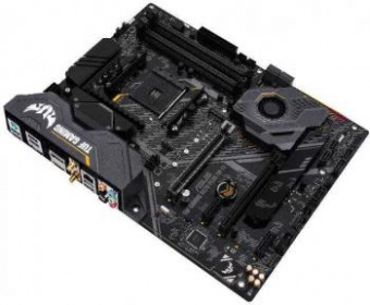 Материнская плата Asus TUF GAMING X570-PLUS (WI-FI) Soc-AM4 AMD X570 4xDDR4 ATX AC`97 8ch(7.1) GbLAN RAID+HDMI+DP от магазина РЭССИ