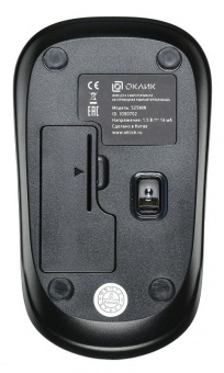 Мышь Оклик 525MW черный оптическая (1000dpi) беспроводная USB для ноутбука (3but) от магазина РЭССИ