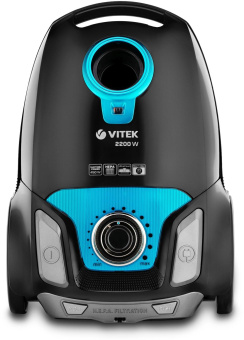 Пылесос Vitek VT-1898 BK 1400Вт черный (в компл.:3мешка) от магазина РЭССИ