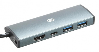 Стыковочная станция Digma HUB-2U3.0СH-UC-G от магазина РЭССИ