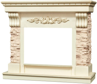 Портал напольный Realflame Marseille Luxe 24 белый от магазина РЭССИ