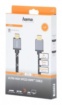 Кабель аудио-видео Hama H-205238 HDMI (m)/HDMI (m) 1м. Позолоченные контакты черный/серый (уп.:1шт) (00205238) от магазина РЭССИ