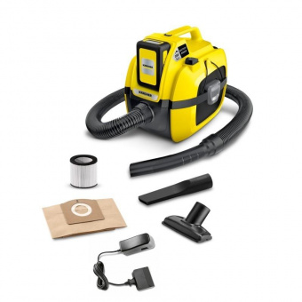 Пылесос Karcher WD 1 Compact Battery Set желтый/черный от магазина РЭССИ