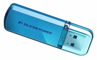 Флеш Диск Silicon Power 16Gb Helios 101 SP016GBUF2101V1B USB2.0 синий от магазина РЭССИ