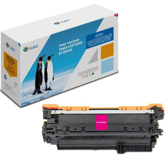 Картридж лазерный G&G GG-CE403A пурпурный (6000стр.) для HP LJ Enterprise 500 M551n/MFP M575dn/MFP M570dn от магазина РЭССИ