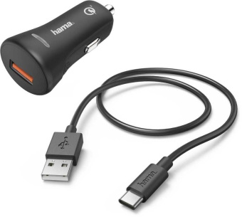 Комплект зар./устр. Hama H-183231 3A (QC) USB универсальное черный (00183231) от магазина РЭССИ