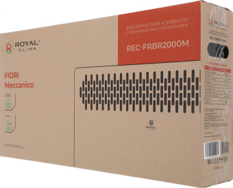 Конвектор Royal Clima Fiori Meccanico REC-FRBR2000M 2000Вт черный от магазина РЭССИ