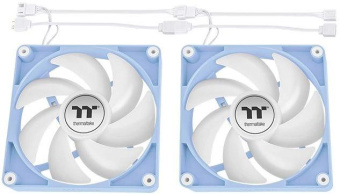 Вентилятор Thermaltake CT140 Sync Hydrangea ARGB голубой 4-pin 30.5dB Ret (CL-F203-PL14BU-A) от магазина РЭССИ