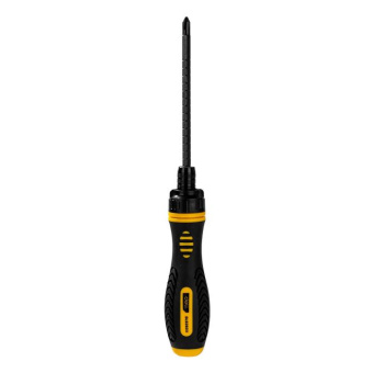 Двухсторонняя отвертка DELI DL626011 с трещоткой PH2+SL6x180 мм 98383 от магазина РЭССИ