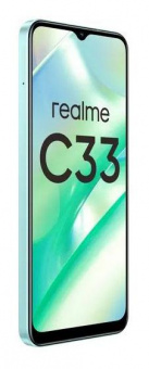 Смартфон Realme C33 64Gb 4Gb синий моноблок 3G 4G 6.5" 1600x720 Android 12 50Mpix 802.11 a/b/g/n/ac NFC GPS GSM900/1800 GSM1900 TouchSc от магазина РЭССИ