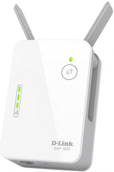Повторитель беспроводного сигнала D-Link DAP-1620 (DAP-1620/RU/B1A) AC1200 Wi-Fi белый от магазина РЭССИ