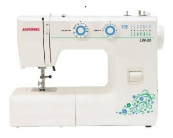 Швейная машина Janome LW-20 белый от магазина РЭССИ