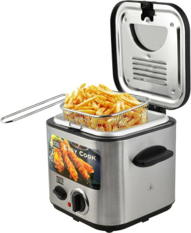Фритюрница GFGril GFF-025 840Вт серебристый/черный от магазина РЭССИ