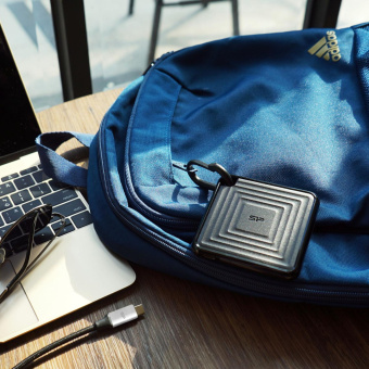 Накопитель SSD Silicon Power USB-C 2TB SP020TBPSDPC60CK PC60 1.8" черный от магазина РЭССИ