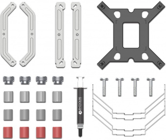 Устройство охлаждения(кулер) ID-Cooling SE-224-XTS WHITE Soc-AM4/1151/1200/2066/1700 4-pin 16-29dB Al+Cu 220W 650gr LED Ret от магазина РЭССИ