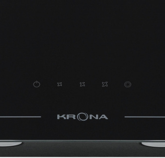 Вытяжка каминная Krona Jina 600 S черный управление: сенсорное (1 мотор) от магазина РЭССИ