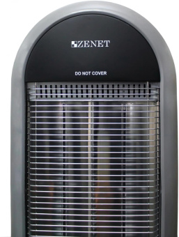 Обогреватель карбоновый Zenet ZET-515 1000Вт черный/серый от магазина РЭССИ