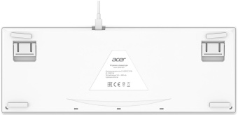 Клавиатура Acer OKW305 механическая белый USB for gamer LED (ZL.KBDCC.01W) от магазина РЭССИ