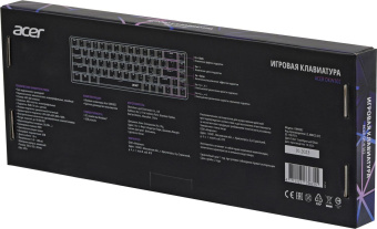 Клавиатура Acer OKW302 механическая серебристый USB for gamer LED (ZL.KBDCC.01C) от магазина РЭССИ