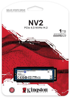 Накопитель SSD Kingston PCI-E 4.0 x4 1Tb SNV2S/1000G NV2 M.2 2280 от магазина РЭССИ