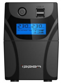 Источник бесперебойного питания Ippon Back Power Pro II 500 300Вт 500ВА черный от магазина РЭССИ