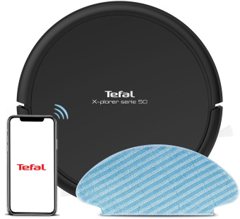 Пылесос-робот Tefal RG7365WH 30Вт черный от магазина РЭССИ