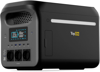 Электростанция портативная TopON Home TOP-H1800 384000mAh 12A QC3.0/PD3.0 6xUSB черный/серый (103762) от магазина РЭССИ