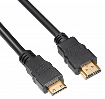 Кабель аудио-видео Buro HDMI 1.4 HDMI (m)/Mini HDMI (m) 1.8м. феррит.кольца Позолоченные контакты черный (MINIHDMI-1.8M) от магазина РЭССИ