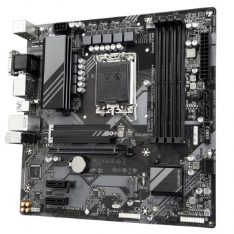 Материнская плата Gigabyte B760M DS3H Soc-1700 Intel B760 4xDDR5 mATX AC`97 8ch(7.1) 2.5Gg RAID+VGA+HDMI+DP от магазина РЭССИ