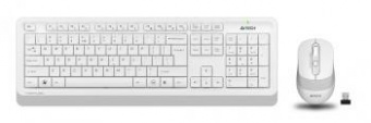 Клавиатура + мышь A4Tech Fstyler FG1010 клав:белый/серый мышь:белый/серый USB беспроводная Multimedia от магазина РЭССИ