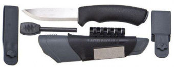 Нож Morakniv Bushcraft Survival (11835) стальной разделочный лезв.109мм прямая заточка черный от магазина РЭССИ