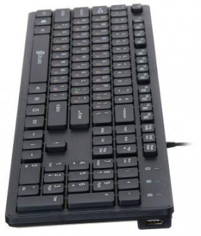 Клавиатура Оклик 520M2U черный/черный USB slim Multimedia от магазина РЭССИ