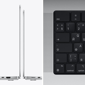 Ноутбук Apple MacBook Pro A2485 M1 Max 10 core 32Gb SSD1Tb/32 core GPU 16.2" Liquid Retina XDR (3456x2234) Mac OS silver WiFi BT Cam (MK1H3C/A) от магазина РЭССИ