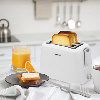 Тостер Maxwell MW-1504 750Вт белый от магазина РЭССИ