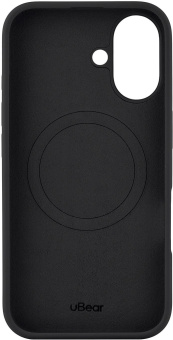 Чехол (клип-кейс) uBear для Apple iPhone 16 Touch with MagSafe черный (CS399BL61TH-I24M) от магазина РЭССИ