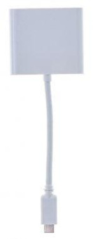 Переходник Buro BHP RET TPC-HDM USB Type-C (m) HDMI (f) USB 3.0 A(f) USB Type-C (f) белый от магазина РЭССИ