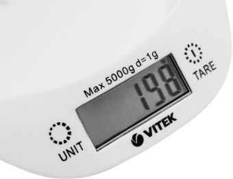 Весы кухонные электронные Vitek VT-2400 макс.вес:5кг белый/зеленый от магазина РЭССИ
