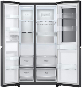 Холодильник LG GC-Q257CBFC графит темный (двухкамерный) от магазина РЭССИ