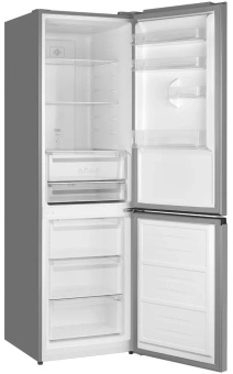 Холодильник Weissgauff WRK 2000 Total NoFrost Inverter Inox 2-хкамерн. нержавеющая сталь инвертер от магазина РЭССИ