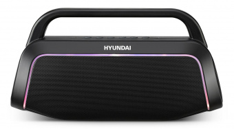 Колонка порт. Hyundai H-PAC560 черный 10W 2.0 BT/3.5Jack/USB 10м 3000mAh от магазина РЭССИ