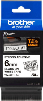 Картридж ленточный Brother TZES211 для Brother P-Touch от магазина РЭССИ