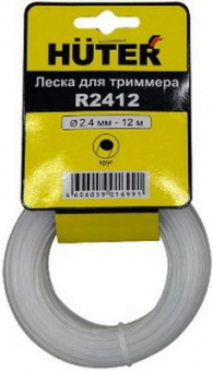 Леска для садовых триммеров Huter R2412 d=2.4мм L=12м для GGT-800S(T)/1000S(T)/1300S(T)/1500S(T) (71/2/11) от магазина РЭССИ